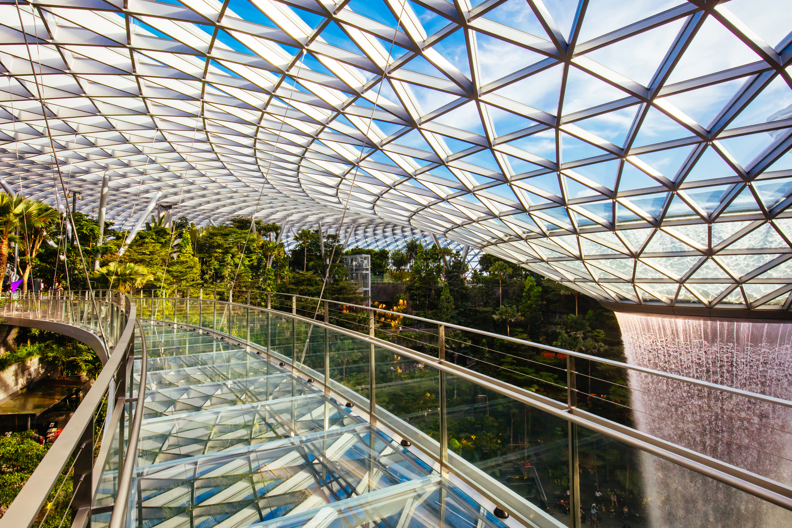 The Iconic Jewel at Changi Airport in Singapore