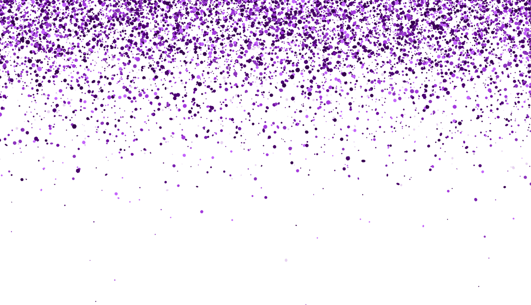 Purple Glitter Confetti Illustration