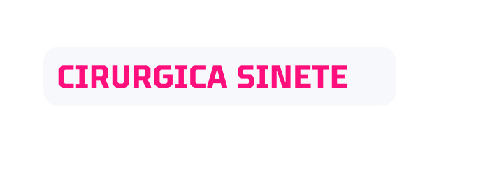 cirurgica sinete