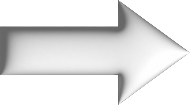 white 3d arrow